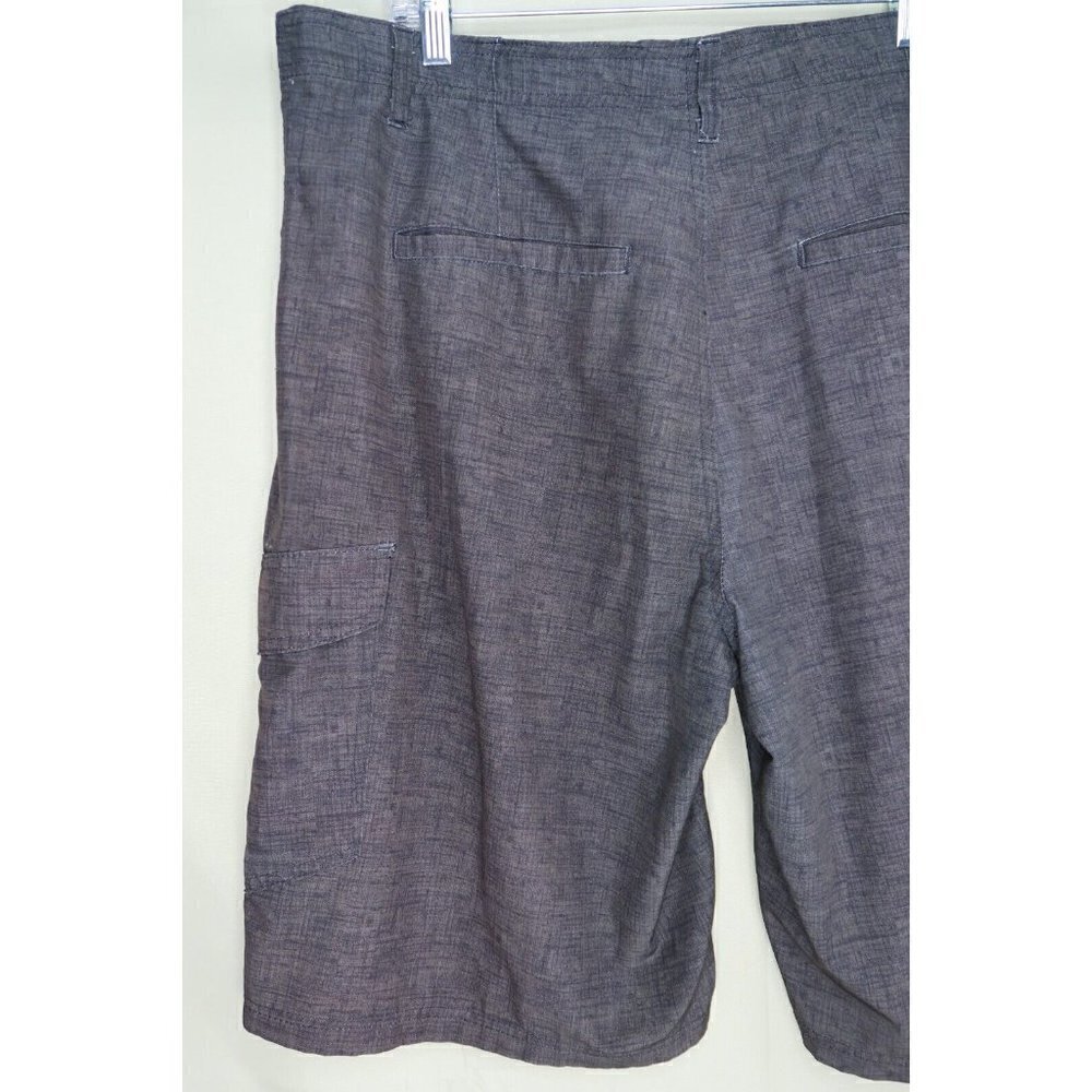 No Fear Shorts Performance Wear Black Hybrid Surf Beach Cargo Utility Men's 40 - Picture 5 of 9